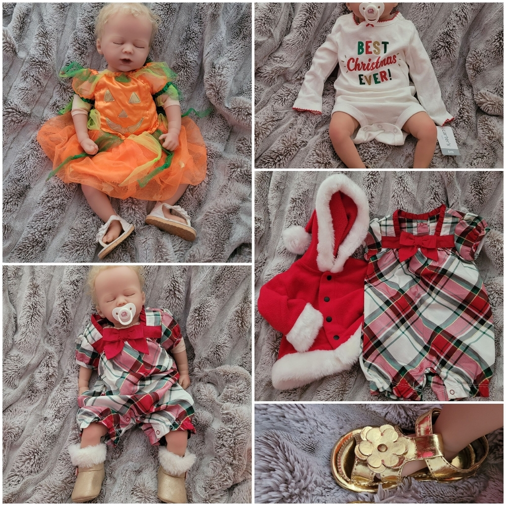 7 Piece Holiday Outfit Set Halloween & Christmas